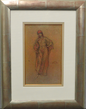 James Abbott Mcneill Whistler - A Study in Red (Framed) 1