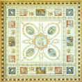 Design for a Decorated Square Ceiling, Carrington House, Whitehall, London - John Gregory Crace Sold
