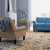 Brintons Classic Florals Collection Toile Empire Blue Broadloom Living Room