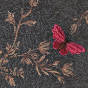 Brintons Timorous Beasties Noir Ruskin Butterfly - 8/50155 from Kings Interiors - the Ideal Place for Quality Furniture and Flooring Best Price in the UK