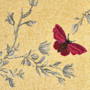 Brintons Timorous Beasties Yellow Ruskin Butterfly - 6/50155 from Kings Interiors - the Ideal Place for Quality Furniture and Flooring Best Price in the UK