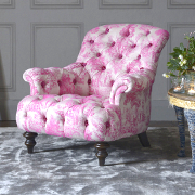 John Sankey Crinoline Chair from Kings Interiors - the Ideal Place for Luxury Handmade British Upholstery, Furniture and Flooring, Best Prices in the UK.