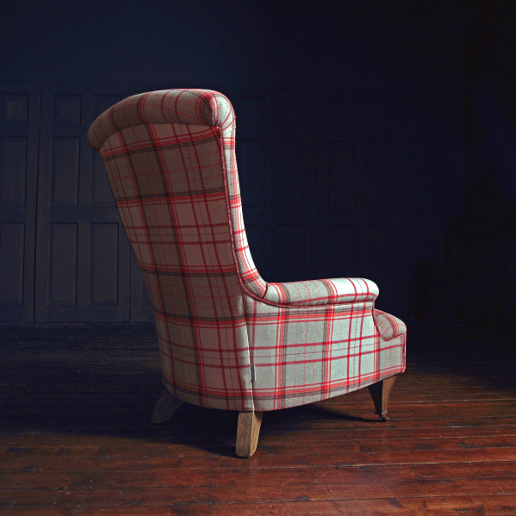 John Sankey Hawthorne Chair in Cello Garnet Fabric