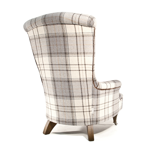 John Sankey Hawthorne Chair in Cello Smoke Wool Fabric