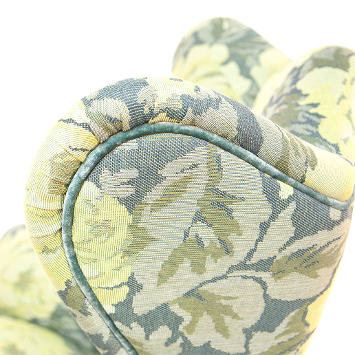 John Sankey Rickman Chair in Floral Fabric Details