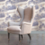 John Sankey Rickman Chair in Restorers Linen Fabric