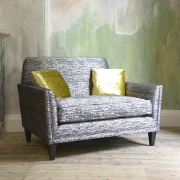 John Sankey Tuxedo Club Snuggler from Kings Interiors - the ideal place for luxury handmade British upholstery, bespoke furniture and top brand flooring at best prices in UK