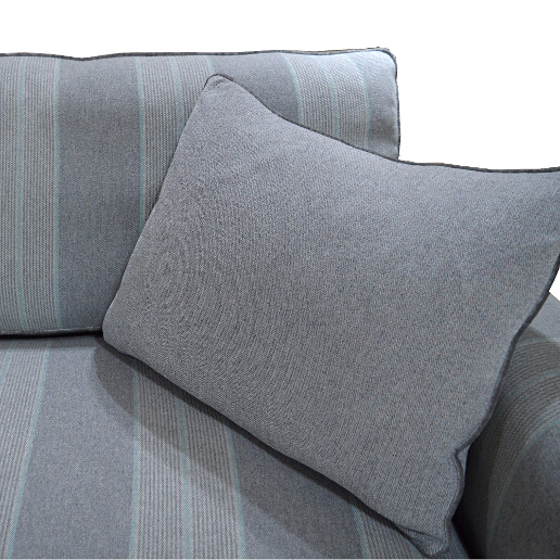 John Sankey Voltaire Sofa in Wool Plaid Fabric Cushion Detail