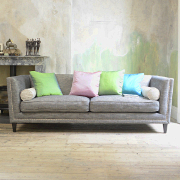John Sankey Tuxedo King Size Sofa from Kings Interiors - the ideal place for luxury handmade British upholstery, bespoke furniture and top brand flooring at best prices in UK