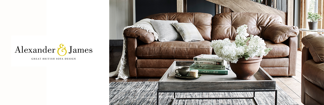 Alexander and James Sofas Bailey Collection at Kings Interiors - Quality Handmade Home Upholstery Retailer based in Nottingham. Best Prices and Free Delivery in the UK
