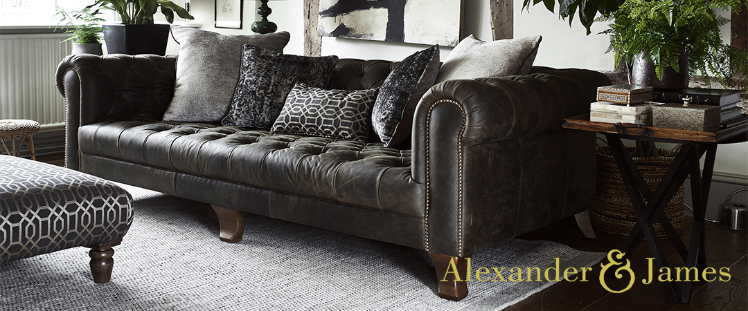 Alexander and James Sofas Vivienne Collection at Kings Interiors - Quality Handmade Home Upholstery Retailer based in Nottingham. Best Prices and Free Delivery in the UK