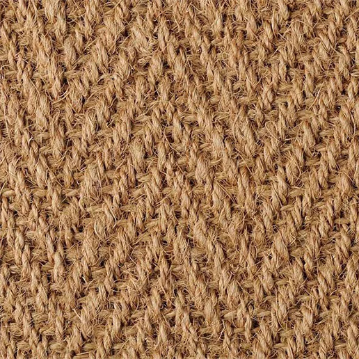 Alternative Flooring Coir Herringbone Natural Carpet 4603