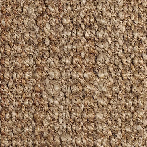 Alternative Flooring Jute Big Boucle Crumpet Carpet 1619