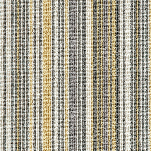 Crucial Trading Biscayne Stripe Lemon Carpet BS105