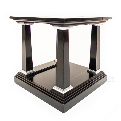 REH Kennedy Classic Lamp Table in Black and Chrome 2