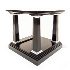 REH Kennedy Classic Lamp Table in Black and Chrome2