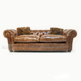 Contrast Upholstery Norton Petit Chesterfield Sofa