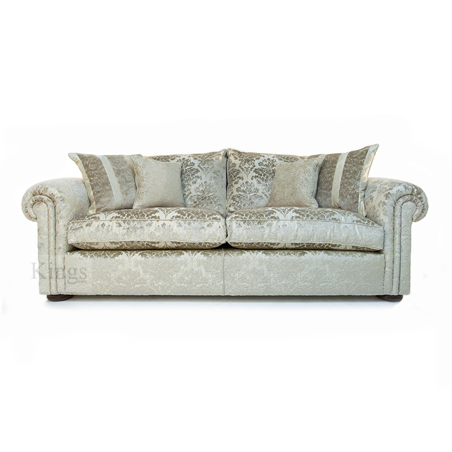 Duresta Waldorf Grand and 2.5 Seater Sofas in Mulsanne Champagne