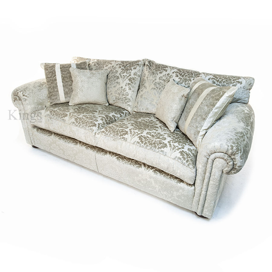 Duresta Waldorf Grand and 2.5 Seater Sofas in Mulsanne Champagne