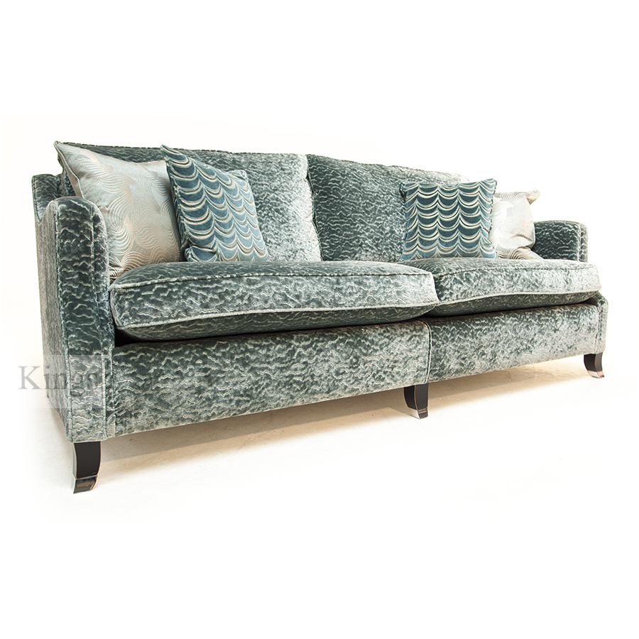 Duresta Amelia Grand Sofa Beaumont Aquamarine SOLD