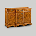 Iain James Furniture Breakfront Credenza & Canted Ends W195