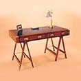 REH Kennedy Military Trestle Writing Table 4112