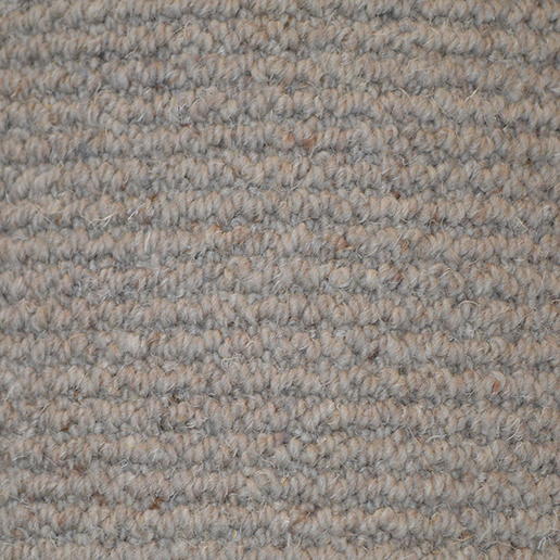 100% Grey Wool Loop Pile 2.27m x 2.25m