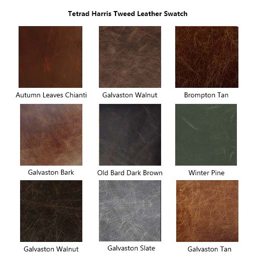 Tetrad Upholstery Harris Tweed Leather Samples 