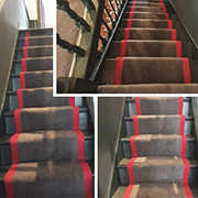 Westex Prestige Wool Velvet with Red Cotton Border At Kings of Nottingham the Number Carpet fitting Professionals.   
