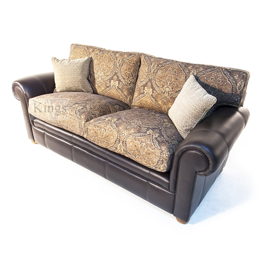Wade Upholstery Barnaby In Leather And Fabric