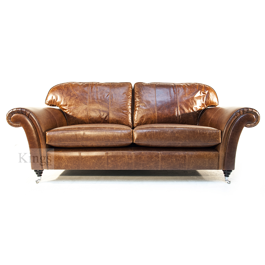 Wade Upholstery Jasper Sofa And Chair In Leather SOLD
