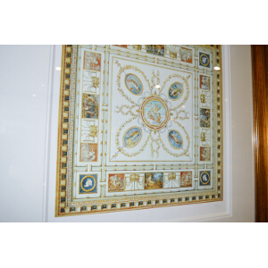 Design for a Decorated Square Ceiling, Carrington House, Whitehall, London - John Gregory Crace