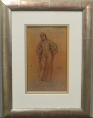 James Abbott Mcneill Whistler - A Study in Red (Framed) 1