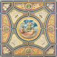 John Gregory Grace - Ceiling Design for Ante-Library, Longleat, Wiltshire