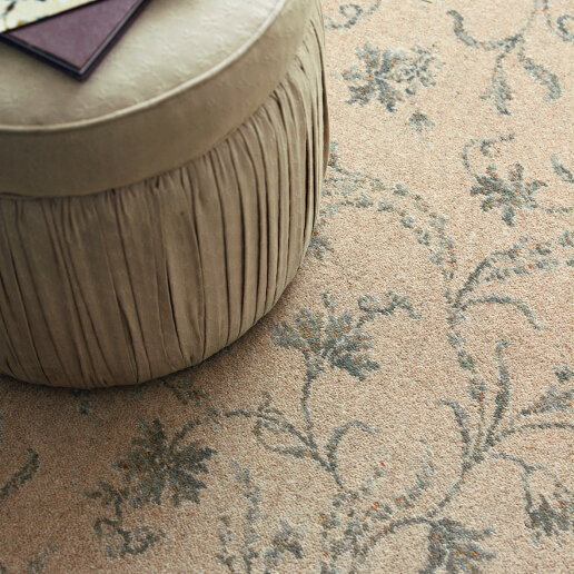 Brintons Classic Florals Collection Parterre champagne broadloom Detail
