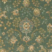 Brintons Renaissance Green Palmette Broadloom - 4/24052