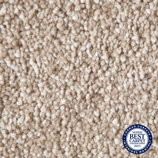 Cormar Carpets Sensation Heathers Coral White