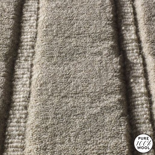 Jacaranda Carpets Velvet Stripe Grey and Oatmeal 24