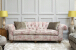 John Sankey Bloomsbury Grand Sofa in Avignon Velvet Petal Fabric Lifestyle