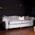 John Sankey Bloomsbury Grand Sofa in Leoni Velvet Quartz Fabric