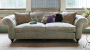 John Sankey Bloomsbury Large Sofa in Tribus Turqioise Fabric