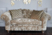John Sankey Bloomsbury Small Sofa in Borghese Velvet Champagne Fabric Lifestyle