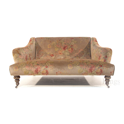 John Sankey Beckett Occasional Sofa in Leonardo Velvet  Fabric