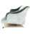 John Sankey Beckett Occasional Sofa in Osborne and Little Kuri Quartz Fabric