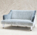 John Sankey Beckett Small Sofa in Osborne and Little Kuri Quartz Fabric