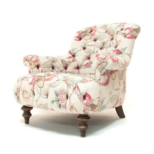 John Sankey Crinoline Chair in Omoko Antique Fabric