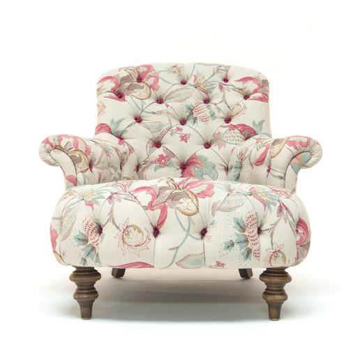 John Sankey Crinoline Chair in Omoko Antique Fabric