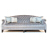 John Sankey Fairbanks Lounger Large Sofa in Grey Velvet Fabric