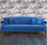 John Sankey Fairbanks Lounger in Block Velvet Venetian Blue Fabric