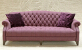 John Sankey Fairbanks Lounger Large Sofa in Linen Fabric with Velvet Scatter Cushions